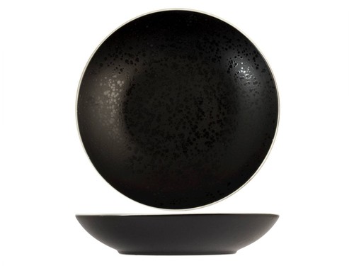 Assiette pâtes grès - À,
