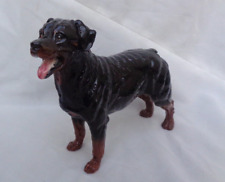 Handsome example of a Royal Doulton Rottweiler Dog Figurine signed