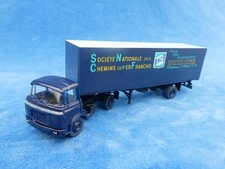 RARE TOP ! ROSKOPF 1.87 HO - SEMI-REMORQUE BERLIET GAK SNCF PAM PAM N° 735