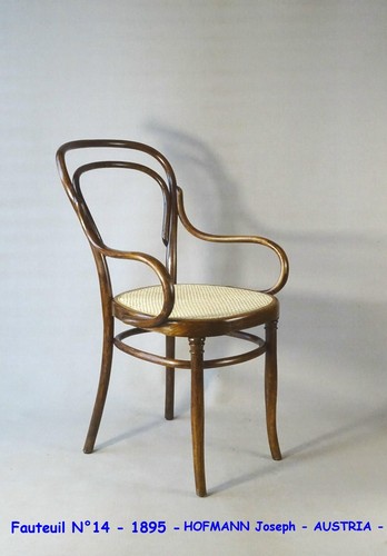 Fauteuil bistrot canné - , n°14