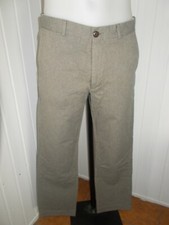 Pantalon droit coton beige