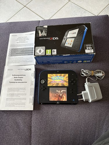 Nintendo 2ds noire bleue go - noire/bleue, 4
