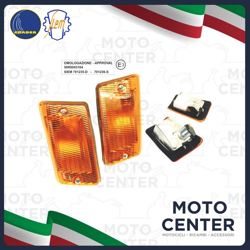 Paire clignotants oranges - paire,
