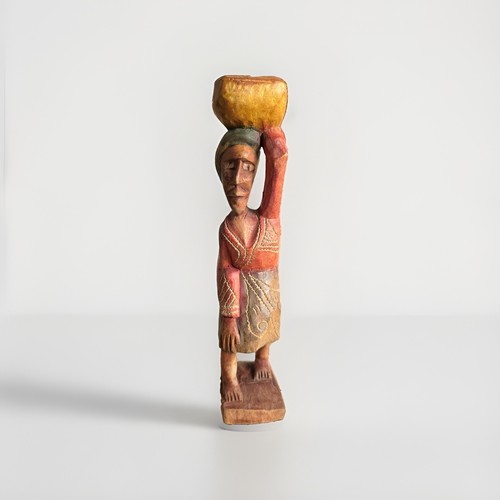 Figurine ethnique bois - figurine,