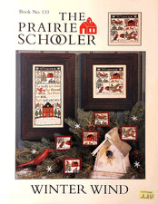 The Prairie Schooler "Winter Wind" No. 133 Cross Stitch 2 Designs + Ornaments