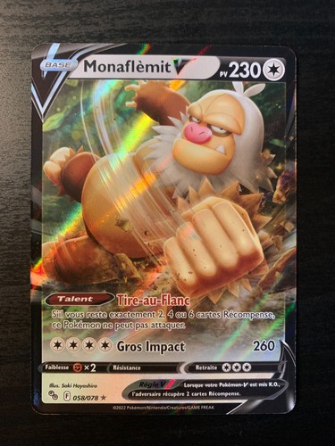 Carte pokémon monaflémit - pokémon, v