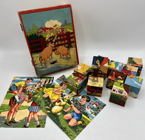 Jeu cubes en bois - jeu,