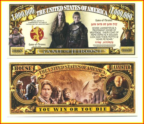 Game thrones billet million - billet,
