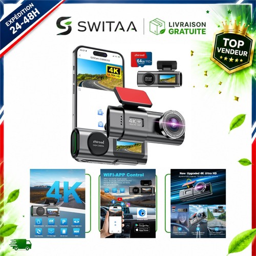 Dashcam voiture wifi 170 - dashcam, 4k