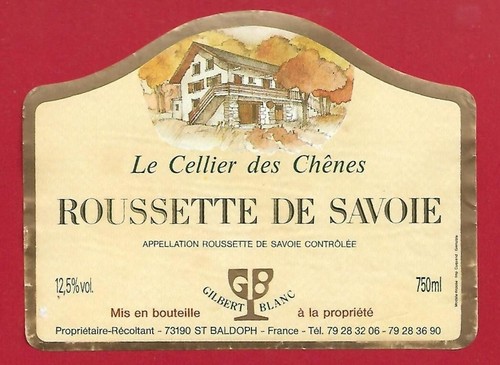 109 etiquette vin roussette - 109-28,