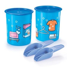 TUPPERWARE Cleankeep One Touch Canister (1 Canister 2L+1 Scoop)