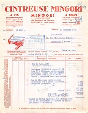 1956 CINTREUSE MINGORI A PARIS - M. BODARD A COMMENTRY