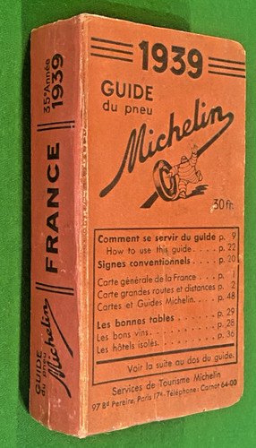 Guide michelin rouge - guide,