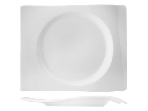 Plat rectangulaire - plat, en
