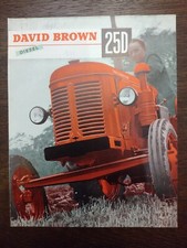 Original David Brown 25D Brochure - Multi Page Sales Brochure from 1953