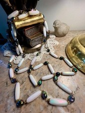 Collier sautoir perles de