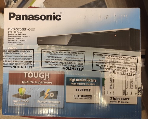 Panasonic dvd s700 - dvd-s700, lecteur