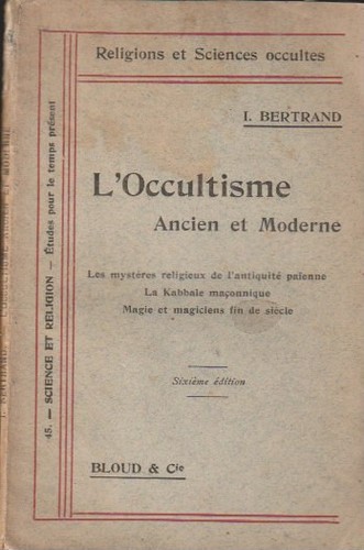 Occultisme ancien moderne - et,