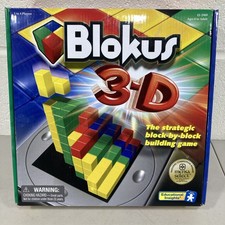 BLOKUS 3-D Strategic Block Building Game Complete Mensa Rare