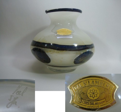 Vase verre cristal val st - vase,