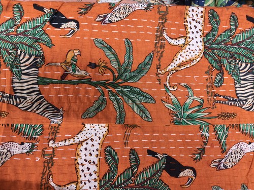 Couvre lit kantha quilt - quilt, throw