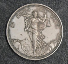 MEDAILLE : FRANCE IN MEDIO STAT VERVM - COURS OFFICIELS DES SOIES - ARGENT