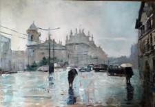 Huile sur toile 100 Cm X 70 Cm