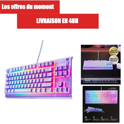 Steelseries apex tkl - tkl, lavande