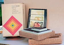 RARE polaroid sx70 Modele 2L IVORY BOXED