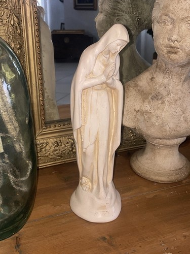 Statue vierge marie plâtre - statue,