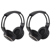 2 X  Infrarouge StÉRÉO Casque Sans Fil Casque IR Voiture Lecteur DVD Appui-6384