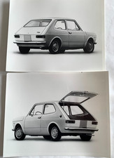 Fiat 127 Original Press Photograph x 2 Excellent 24cm x 19cm