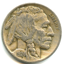USA 5 cents Buffalo 1924 n°1722