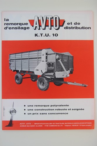 Prospectus remorque ensilage - remorque,