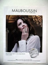 ADVERTISING: MAUBOUSSIN Ring Kiff & Kiss 2016 Elena Shilnikova