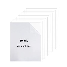 10 Pièces Plaque Plexiglas 25x20cm Plaque De Plexiglass Plaque Plexiglas Tran...
