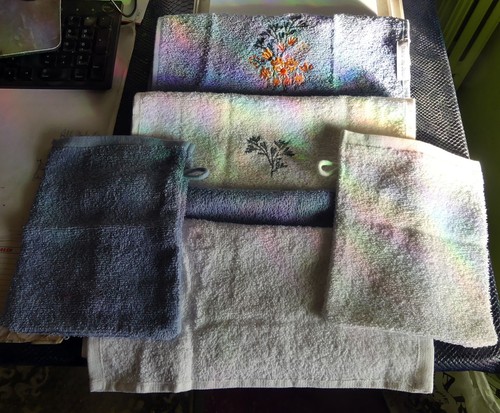 Lot serviettes gants de - serviettes,