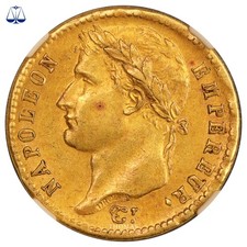 Coin France - Napoleon Ier - Gold 20 Francs Or - 1813 A Paris - NGC AU 58
