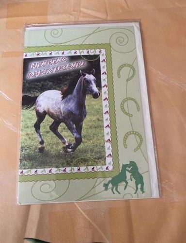 Carte vœux anniversaire - de,