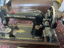 vintage ancien MACHINE à COUDRE  1935 portable coffret SINGER SIMANCO UK