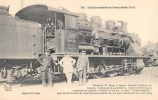 Old postcard train / locomotives (east) / machine n°4059 saturated steam