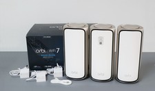 NETGEAR WiFi 7Orbi 970 BE27000 27Gbps Quad-Band Mesh (3-pack) - White