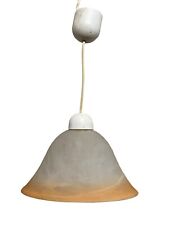 ANCIEN LUSTRE TULIPE PÂTE DE