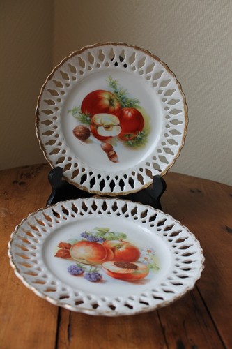 Assiettes porcelaine - assiettes, en