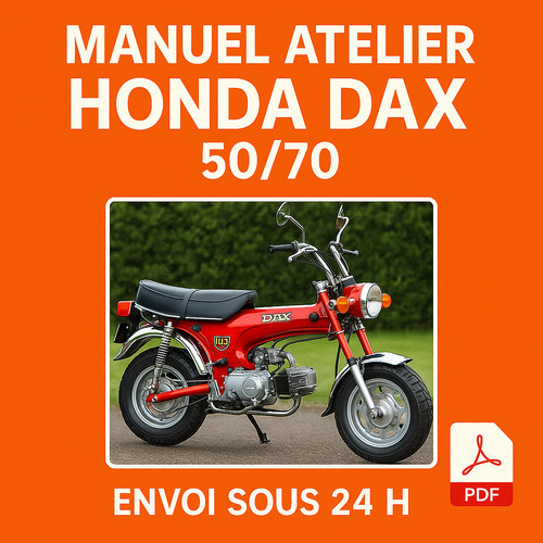 Manuel atelier honda dax 70 - manuel,