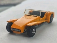 Vintage Retro Car Lotus Super Seven #60, Lesney 1971, Gt. Britain, Model Car