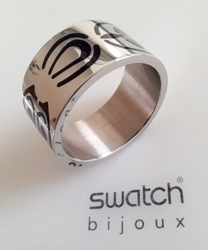 Swatch bague fluonik - bague, black"
