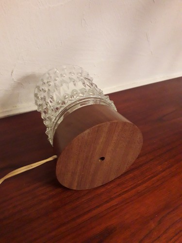Lampe bureau chevet teck - lampe,