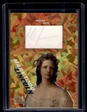 2021 Pieces Of The Past Autograph Relic Mary Todd Lincoln Auto 1/1 #344