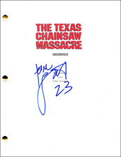 John Larroquette Signed Autograph The Texas Chain Saw Massacre Full Movie Script